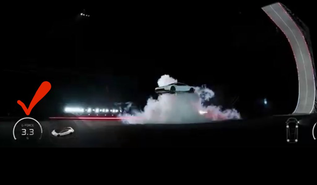tesla_yh's tweet photo. 안에 사람은 괜찮을까??

순간 중력가속도 3.3g는 롤러코스터 수준이라네요.

느낌
일반·패밀리 코스터
2~3.5g
부드럽게 눌림
전형적인 스릴 코스터
3~5g
3.3g와 거의 비슷
강한 루핑·부메랑 계열
4.5~5.2g
•Incredible Hulk: 약 4g
•VelociCoaster: 약 4.4g
•많은 Boomerang 모델: 5.2g
3.3g는 중상급 스릴 코스터에서 “와, 좀 세다” 하는 그 구간 수준이에요.
