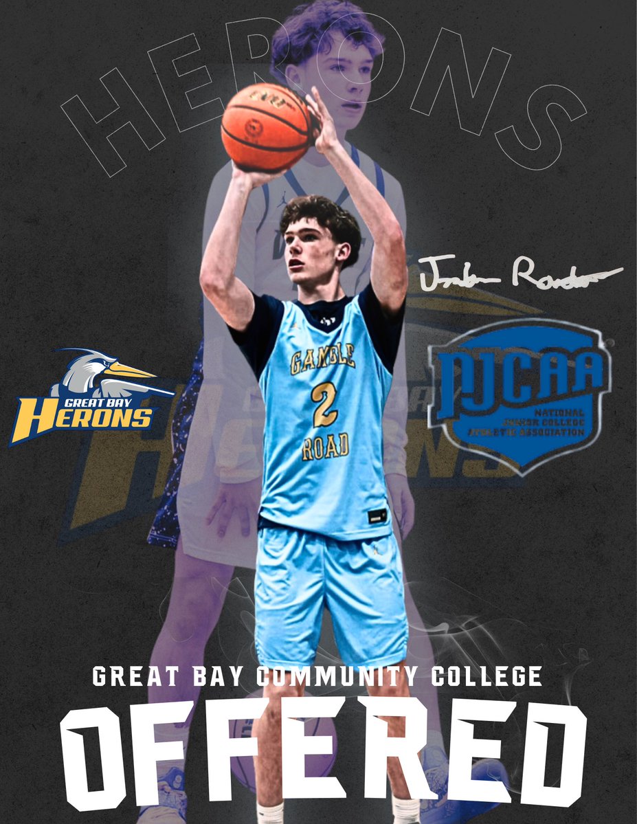 jordanr009_'s tweet photo. Thankful to receive my first offer from the Great Bay Herons @BWHS_Hoops @Coach_TLoyd @gbccmbball https://t.co/dtqg1E6JbJ
