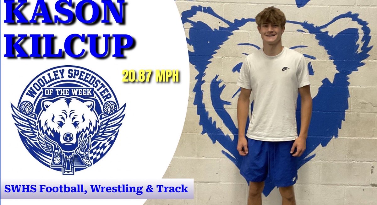 WoolleyTrack's tweet photo. Huge shoutout to Kason for earning Woolley Speedster of the Week! ππ€ΌββοΈπββοΈ Dominating in football, wrestling, and track. Keep shining! π₯π
#PE #StrengthAndConditioning #Football #Wrestler #TrackAndField https://t.co/xvRQMYEKdV