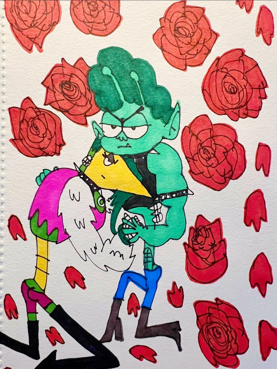 CartoonFan1987's tweet photo. @foxx00111 Here’s mine. #art #radmond #gaylove #roses #lgbt #lgbtq #okkoletsbeheroes #okko #cartoonetwork #cartoonart #drawing https://t.co/OMxxOAJ2bO