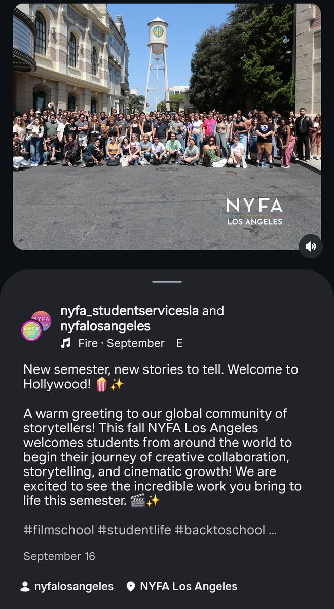 CEntMelons's tweet photo. #LayZhang(#ZhangYixing) is attending the New York Film Academy.

The school's student account shared a group photo of new students on Sep 16, with Lay spotted on the far right. https://t.co/qU1Fn3NHv9