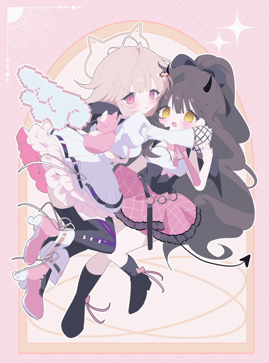 Nanami_Koi__'s tweet photo. 천사와 악마🎮🌸 https://t.co/58Ctg8hDQG