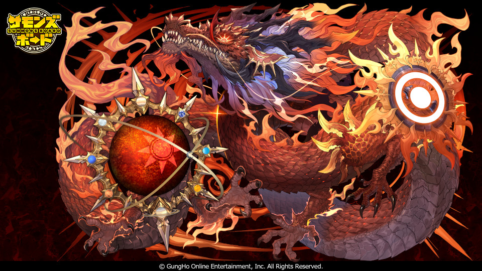 summons_board's tweet photo. 10/22(木)開始予定の協力マップにはー
『パズル＆ドラゴンズ』より参戦の
「太陽の守護星龍・サンドルム」さんが登場！

ということは
#ガンホーコラボ イベントがやってきます！
ﾊ(^▽^*) ♪

#サモンズボード https://t.co/zg6zUQN1iC