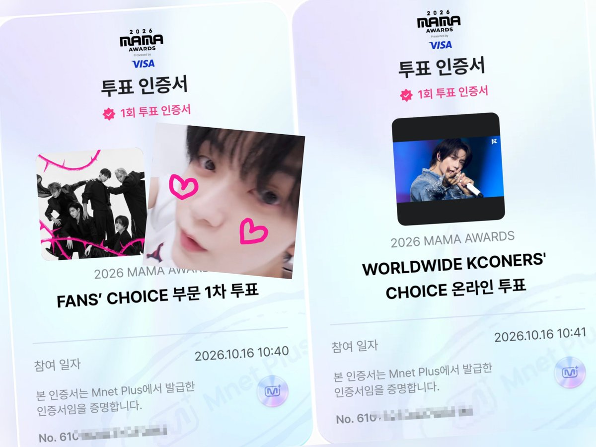 three_o_four's tweet photo. 👍

#2026MAMAVOTE
#tomorrowxtogether https://t.co/tz46q9k2OU