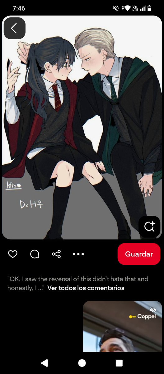 belcebuW9's tweet photo. Estos simios se comportan como si hubieran descubierto el fuego. Ya han habido fanfics en los que hacen a Draco chica o a Harry chica. La diferencia es que lxs que lo hicieron si son potterheads (artistas reales), y no necesitaron de una IA. https://t.co/3QHvGQi1rC