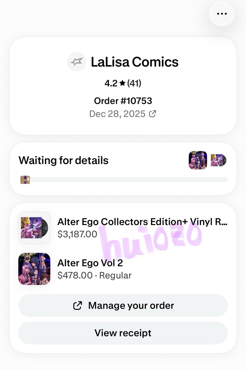 huiozo's tweet photo. Dear LLOUD,

I am writing again regarding my order #10753 for the LISA Alter Ego Collectors Edition + Vinyl Record Variant Edition of 777.
The original release date was February 28, 2026. I was later informed that shipping would be delayed until mid-April, but it is now October, and I still have not received my order or any shipping confirmation.
I have sent numerous follow-up emails to LLOUD, but my messages have gone unanswered.

What makes this situation even more concerning is that, based on my discussions with other buyers on Discord and X, everyone I have spoken to who purchased this vinyl is still waiting for their order. This does not appear to be an isolated case.

We are among Lisa's most dedicated fans, and we were willing to spend a significant amount of money to purchase this limited edition of only 777 sets. We purchased it to support Lisa and her merchandise, yet months later, we are still left waiting without clear answers or any meaningful communication.

It is deeply disappointing to see a limited-edition product remain unfulfilled for so long, especially when customers have repeatedly tried to contact customer support and received no response.

Please confirm the following:
Is my order #10753 secured, with a unit reserved for me?
What is the specific shipping date for my order?
Why have my previous emails gone unanswered?

I understand that delays can happen, but after waiting for months beyond the promised timeline, I need more than another apology or an indefinite estimate.

Please acknowledge this email and provide a clear, substantive response regarding my order. I have been patient for long enough and deserve to know when I will receive the product I paid for.
Many of us are emotionally exhausted by this entire situation. We supported this limited-edition release because of our love for Lisa, and we were willing to spend a significant amount of money to own this special piece of her merchandise.
However, after months of waiting, repeated unanswered emails, and no confirmed shipping date, it is becoming increasingly difficult to feel that our trust as customers has been respected.
Until we receive the vinyl we paid for, it is hard not to feel that our money has simply been taken without receiving anything in return. 
If this situation remains unresolved, many of us will no longer feel comfortable supporting future merchandise releases or spending money on anything associated with LLOUD.
What hurts even more is that this experience is making us feel that we have to put away the love and enthusiasm we have for Lisa. We never expected supporting someone we love to become such a frustrating and heartbreaking experience.
We do not want to reach that point. We simply want the vinyl we paid for, honest communication, and a resolution to this situation.
Please understand that your continued silence is not only damaging customers' trust in LLOUD, but also hurting the very fans who have supported Lisa so passionately.

I look forward to your prompt response.