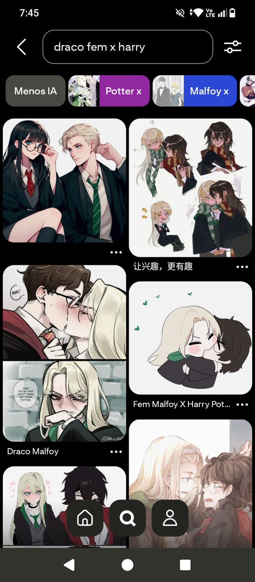 belcebuW9's tweet photo. Estos simios se comportan como si hubieran descubierto el fuego. Ya han habido fanfics en los que hacen a Draco chica o a Harry chica. La diferencia es que lxs que lo hicieron si son potterheads (artistas reales), y no necesitaron de una IA. https://t.co/3QHvGQi1rC