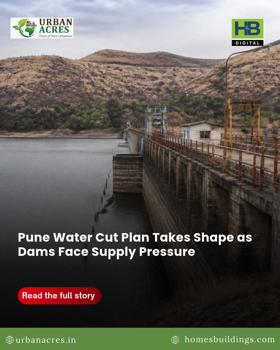 TheUrbanAcres's tweet photo. Pune district administration is considering water-use restrictions despite substantial dam storage, aiming to conserve supplies until the next monsoon.
Read More : https://t.co/AsKCvTU8Zm
#Pune #WaterCrisis #WaterConservation #Dams #Drought #WaterManagement #Maharashtra #ClimateChange #Agriculture #Irrigation #Sustainability #UrbanPlanning
@Indiametdept