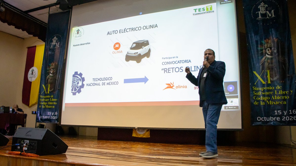 SUNEO_UTM's tweet photo. 💻🐧 ¡Inició el XI Simposio de Software Libre y Código Abierto de la Mixteca en la UTM! 📸
Hoy vivimos una jornada de innovación, ciberseguridad, IA y la ponencia magistral de Richard Stallman. 🚀
#SimposioSoftwareLibre #UTM #SoftwareLibre #CódigoAbierto https://t.co/2ifLU5A2jy