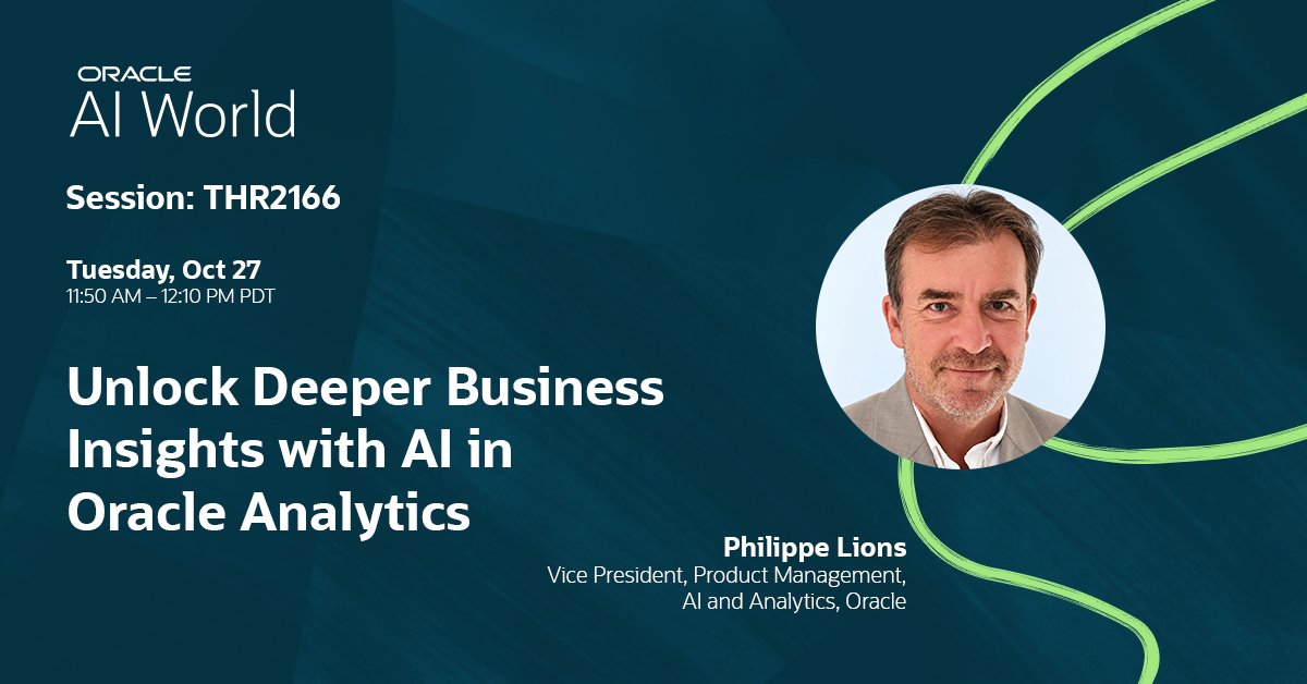 OracleAnalytics tweet picture