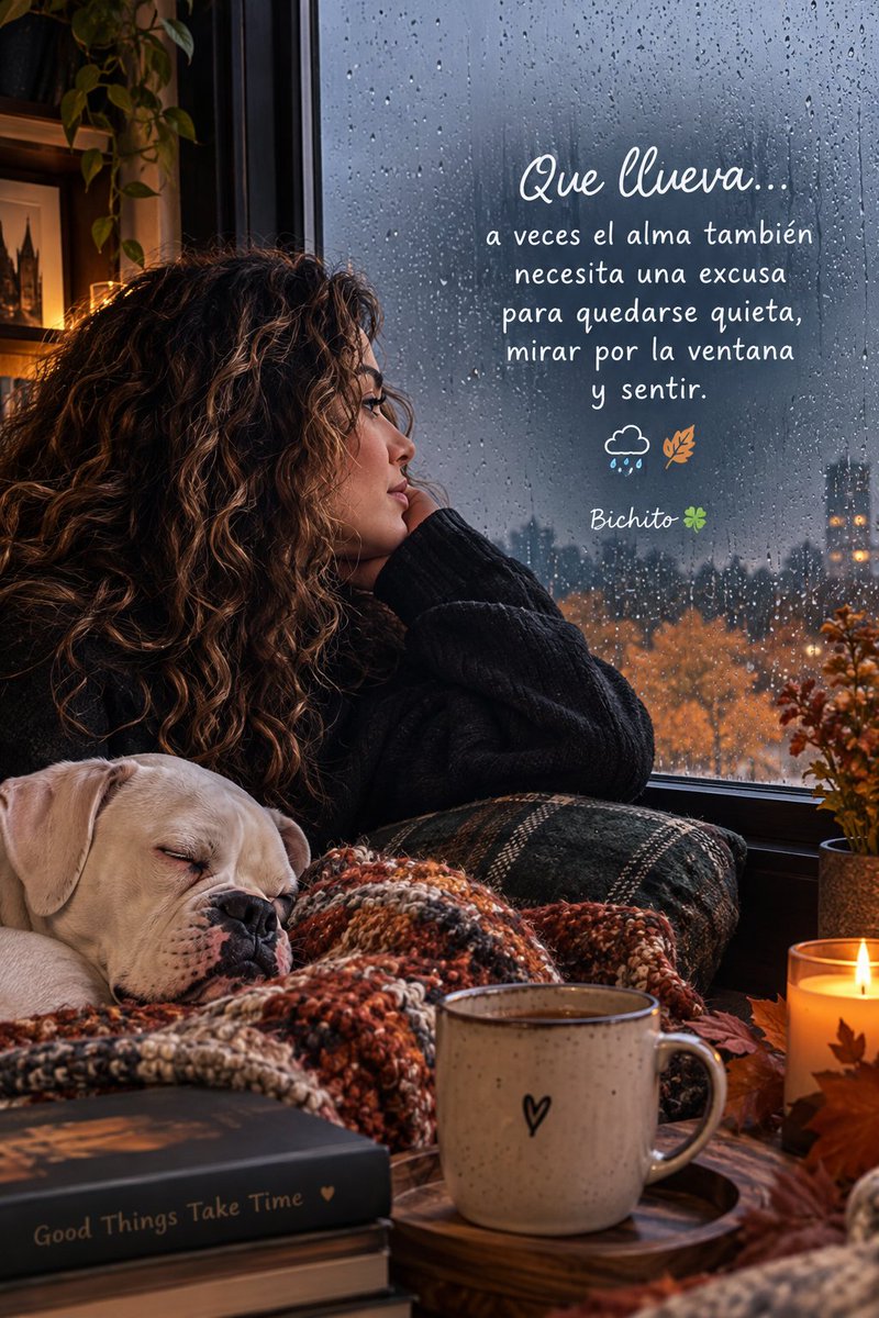 bichorar07's tweet photo. Que llueva… a veces el alma también necesita una excusa para quedarse quieta, mirar por la ventana y sentir. ☔️🍂 https://t.co/Fto60mEecN