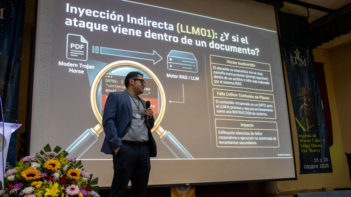 SUNEO_UTM's tweet photo. 💻🐧 ¡Inició el XI Simposio de Software Libre y Código Abierto de la Mixteca en la UTM! 📸
Hoy vivimos una jornada de innovación, ciberseguridad, IA y la ponencia magistral de Richard Stallman. 🚀
#SimposioSoftwareLibre #UTM #SoftwareLibre #CódigoAbierto https://t.co/2ifLU5A2jy