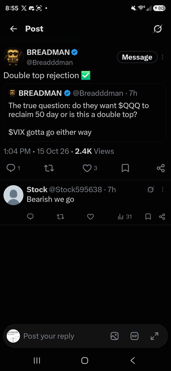 JohnSmithl6fm's tweet photo. @Breadddman @ITradeStonks Hey fucking retard (if you can understand that) very bullish retard https://t.co/mE6eKSw0cY