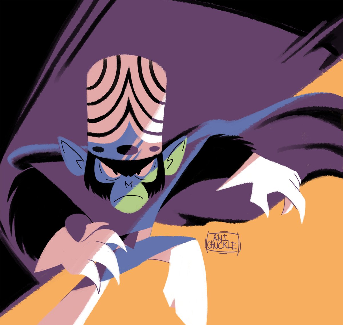 Anichuckle's tweet photo. Mojo Jojo #powerpuffgirls #ppg https://t.co/Jq5SwS2F1y