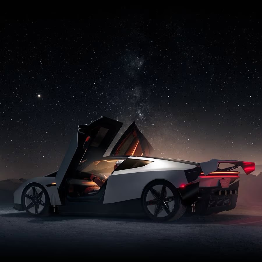 SawyerMerritt's tweet photo. Tesla has released new 4K photos of their next-gen Roadster. Absolutely wild looking machine.

A lot more photos in thread below: https://t.co/4IgdYqyS15