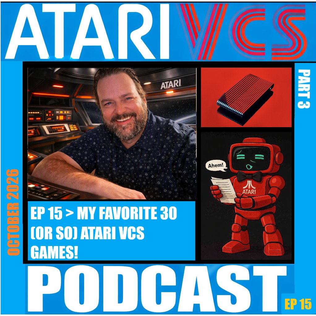 ballistikcoffee's tweet photo. Check out the latest ep of The #AtariVCS #Podcast! I continue on w/ pt 3 of my fave #Atari #VCS #games incl. #BPMBoy, #AtariVault 1-2, #HeroesofLoot, #Kombinera, #MilliandGreg, Adv of #Samsara, #BreakoutBeyond,#MrRunandJump, #iRobot & more! Spotify Link: https://t.co/s3yQBcup1W https://t.co/hsITAgKdAR