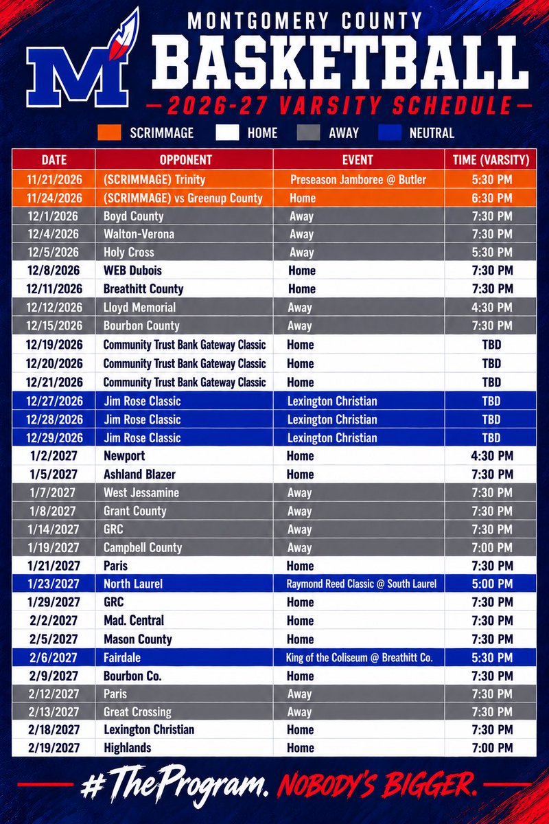 _PSTEW's tweet photo. Official rosters and updated schedules for Freshman, JV &amp; Varsity are attached. The season is here. 🏀
#TheProgram 🔵 Nobody’s Bigger https://t.co/c2xDc8dvSp