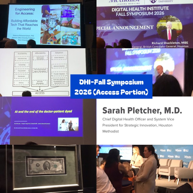 AtBabyCQ's tweet photo. @POTUS, @RiceUniversity, @HMethodistGME, Fall 2026 Digital Health Institute Symposium @hcphtx 👩🏾‍⚕️👼🏾💉👣💗 https://t.co/63YdTTe40J