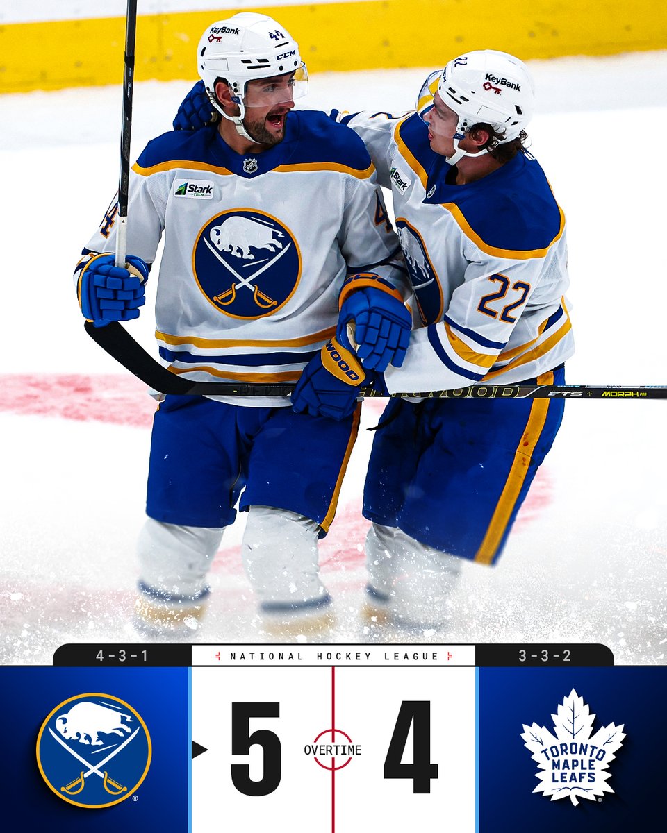 NHL's tweet photo. DON'T COUNT OUT THOSE SABRES ⚔️ https://t.co/k3UwkAwTMg
