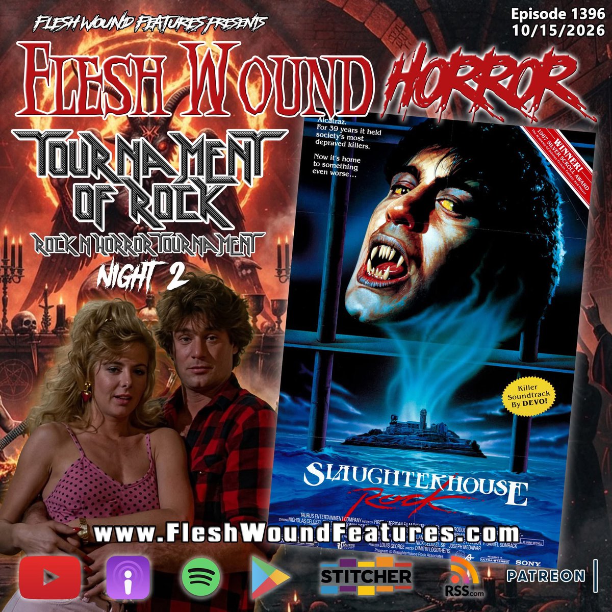 FleshWoundRadio's tweet photo. https://t.co/Y6aj8faYrz #HalloweenTournament #RockAndRoll #HorrorCommunity #80sHorror #Devo #VynSyn #Halloween #31DaysOfHalloween #SpookySeason #HorrorJunkie #HopeMarieCarlton #JeffSpeakman #ToniBasil #SlasherMovies #CodeRed https://t.co/Yi8L5GL5qZ