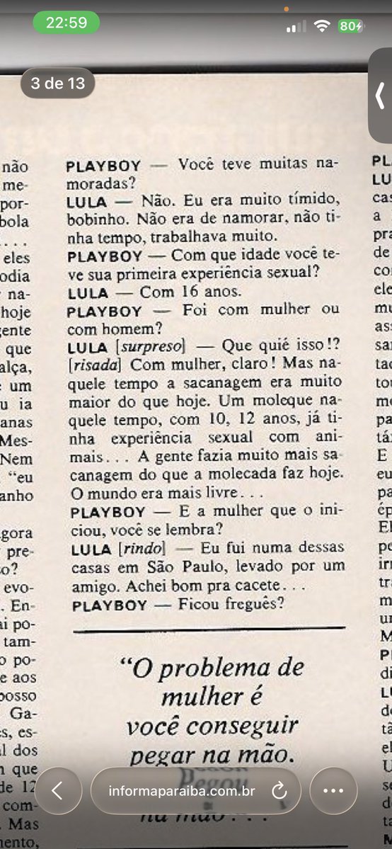donutixx's tweet photo. @kakak_snouu @spammacc001 @luluzitaaura https://t.co/RzRr5iajwG

entrevista pra playboy em 1979 https://t.co/RYqjL18itZ