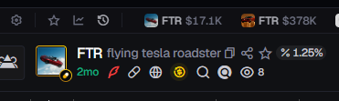 langgoumode's tweet photo. flying tesla roadster $FTR  2mo , Only Pumpswap

Dmkj4dB3Ngva9gWKkDgj8UMF39EC7ArpGf2rxLxDpump

new FTR 5M 
DFMt2FyLpB6ekPNAzVErLXgpSnJ9CRf1VnxBAkTLpump https://t.co/1RIsrqBmYP