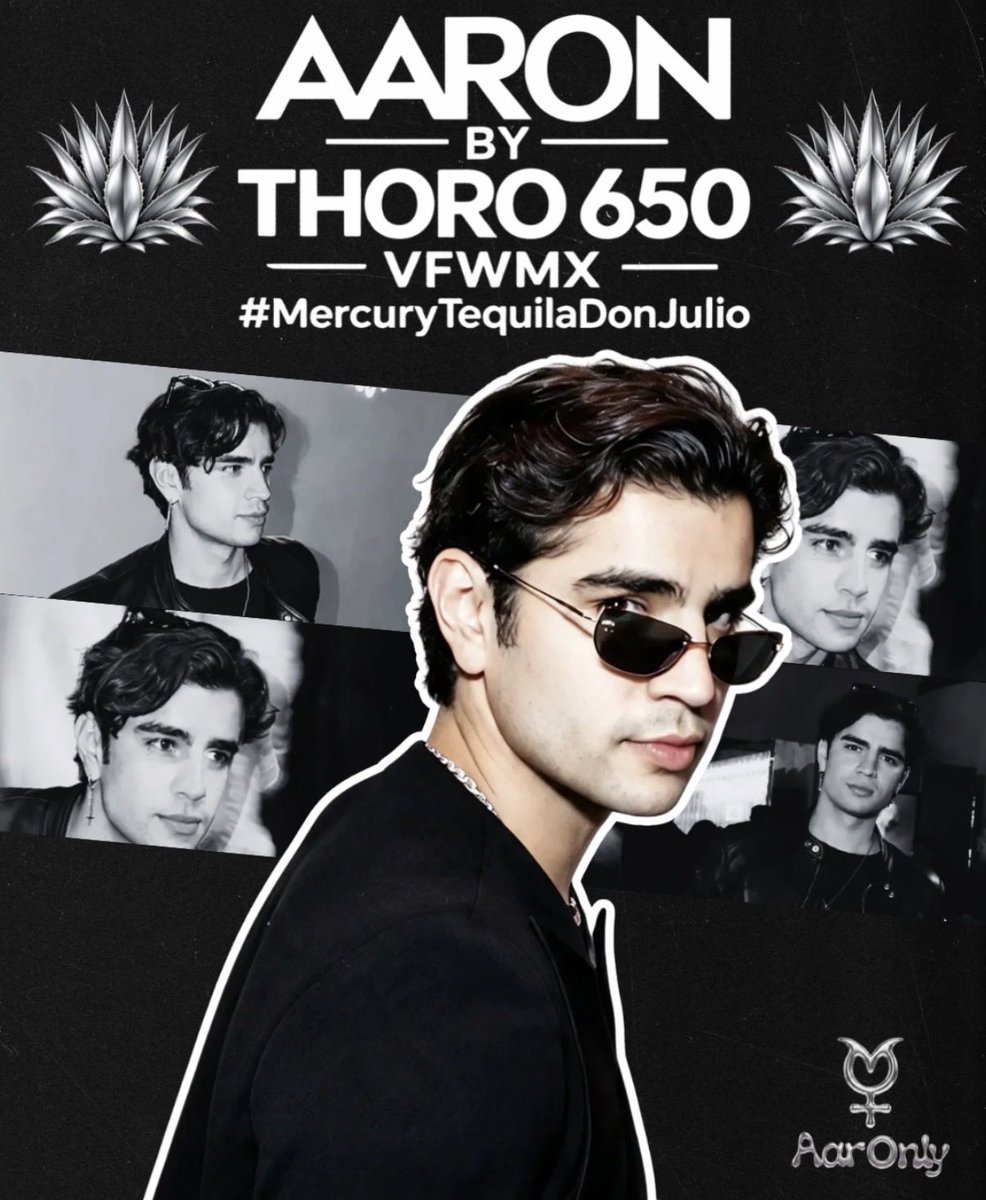 TEAMAARONLY's tweet photo. TENDENCIA 🗣️

@ArnMercurio estará modelando la colección de THORO 650 presentada por Tequila Don Julio. Vamos a mostrarle todo nuestro apoyo. 

Usen las palabras en la tablita + frase + HT:

AARON BY THORO 650 VFWMX

#MercuryTequilaDonJulio https://t.co/18pKVUzRrr