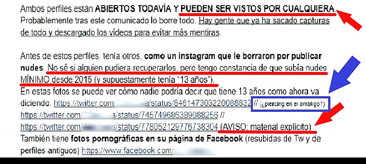 Estadiumyeyey's tweet photo. @coolonlinegirl @Jsoonyyy @DalasReview @Brillagerr ademas que para el momento donde dalas respondio a esto,practicamente ni decia que no sabia la edad,si no lo que respondia era que ni se creia que ella tuviera 13 años porque subia contenido +18,entonces yo sinceramente me creo que no sabria la edad de la chica https://t.co/i9U4yezLKo