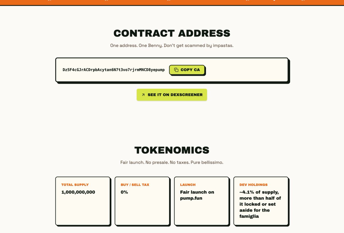 BennyBellissimo's tweet photo. If you haven't already go check out the official $BenjaminB website. 100% token transparency through and through. Locked Dev supply info online. #memecoin #solana #pumpfun https://t.co/VCzqJtHf08 https://t.co/4g7kuHGWX0