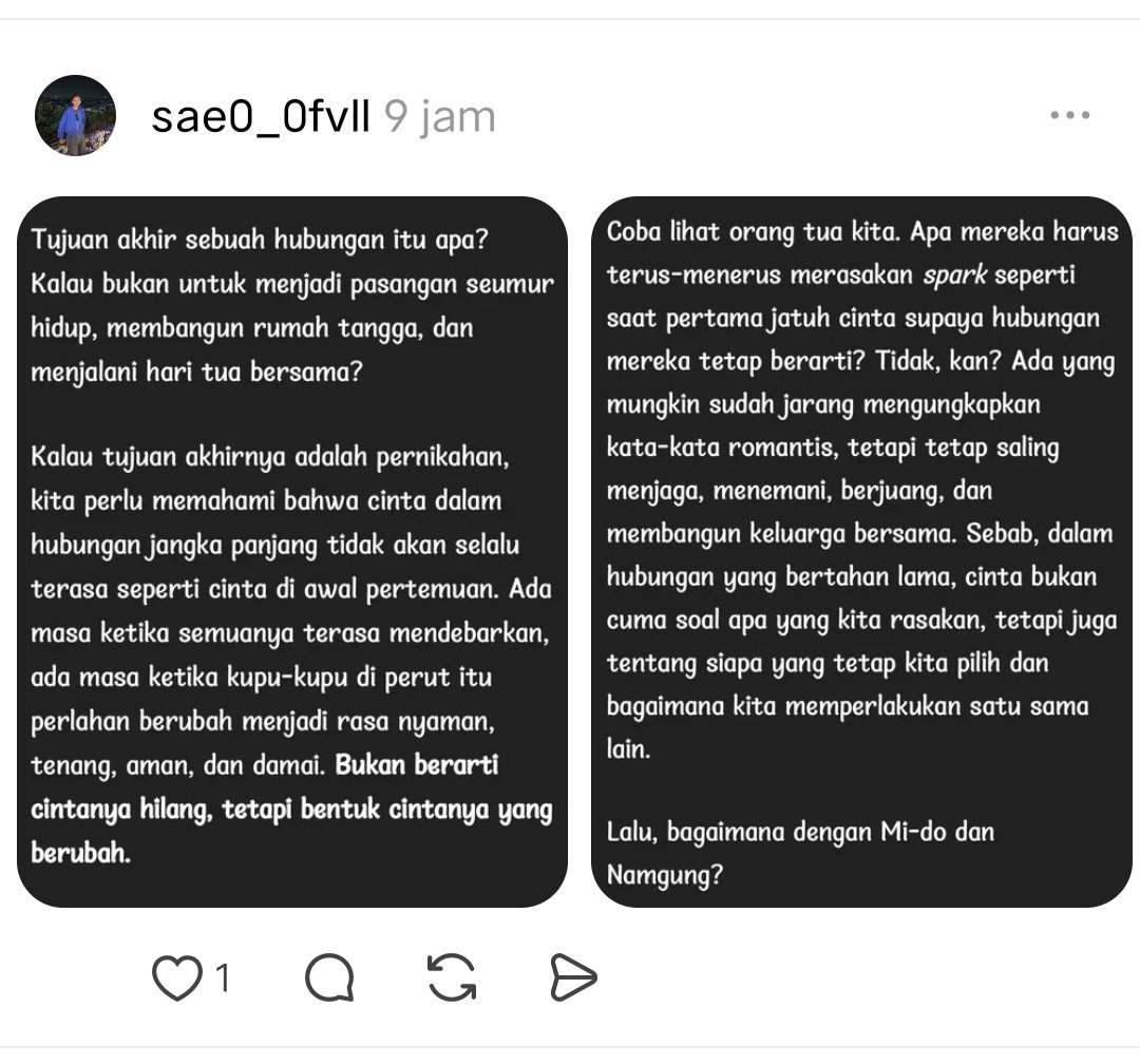 ebibitititeliti's tweet photo. gue abis posting konten ini di thread, trus malah... DICERAMAHIN! wkwkwkw ampun kak!🙏

padahal kalo di twitter mah reply-nya masih pada santuy dan kondusif, kenapa di sono pada serius2 sekali? chill atuh! #ALoveOtherThanYours https://t.co/W58FChw0uI