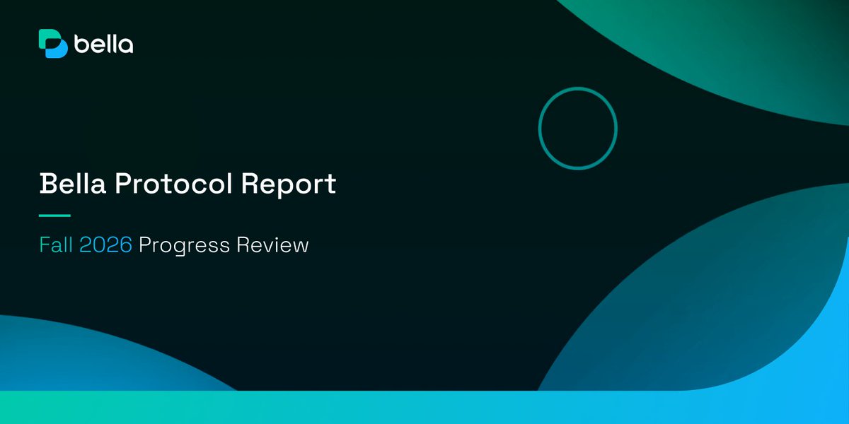 BellaProtocol's tweet photo. What has Bella been building this fall? 🍂

We brought crypto signals and research together in Bella Alpha, expanded into semiconductor intelligence with SEMI AlphaReport, and continued growing our AI ecosystem through new collaborations.

Catch up on the progress in our Fall 2026 report 👇
https://t.co/lQxne3D8zO