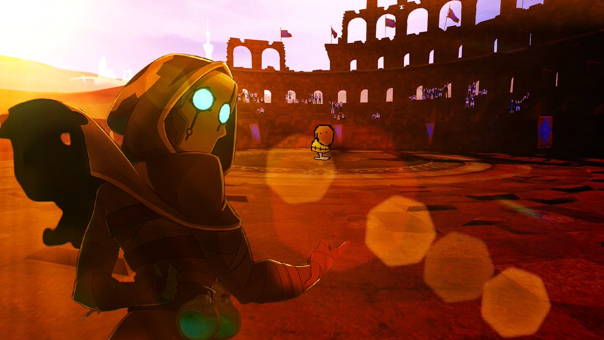N0ximili3n's tweet photo. [INTERACTION BAIT]

“Ah, hello there [READER.] Mind using some ‘spells’ on that dummy? I need to measure your level of Wakfu.” https://t.co/bj3telEaAt