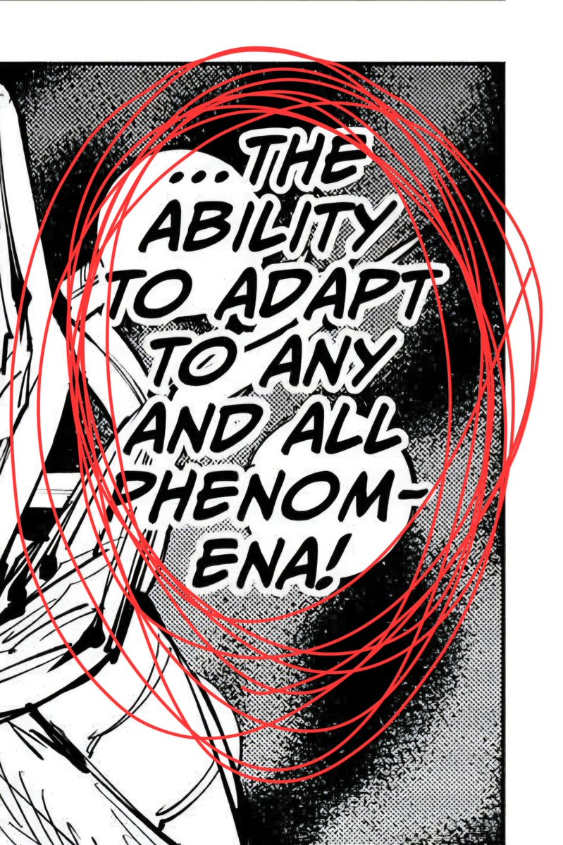 Gabagool320989's tweet photo. Toji deadass just cannot keep up whatsoever. Even then adaptation isnt a technique, its a very aspect of his existence. That and Raga is legit just faster and stronger https://t.co/nDmvfAde6p