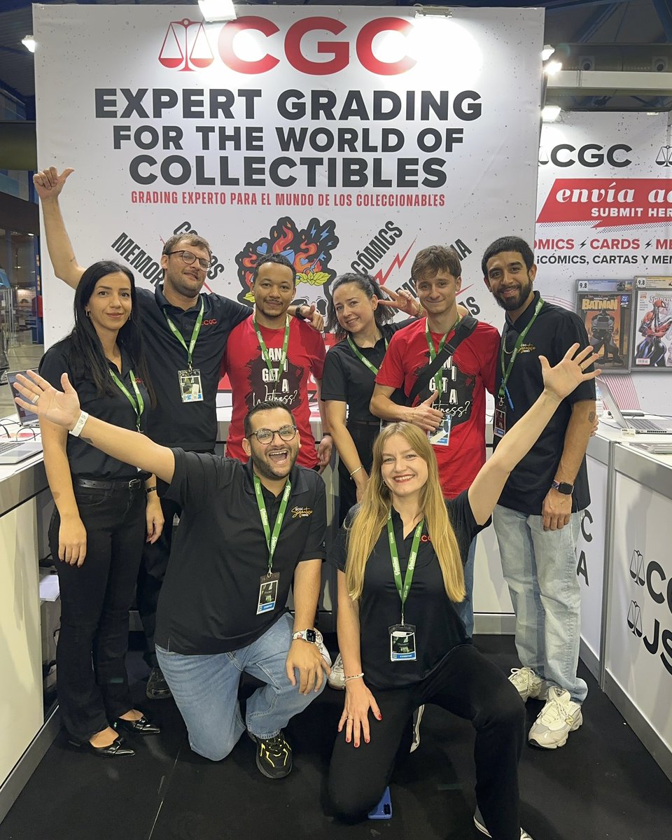 CGCComics's tweet photo. We’ve had some insane journeys these past couple of weeks! 😮‍💨 From Baltimore to Málaga to NYC, find out where CGC will be next https://t.co/p06xFphK72 🛫 https://t.co/OCMo3kqEtw