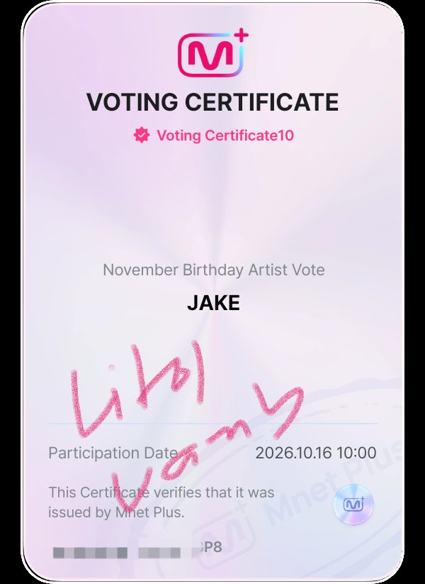 _sunnikeu13_'s tweet photo. ENGENEs, don't forget to also vote in ENHYPEN's active polls in MNet too!! Let's be greedyyy for those awards as well 😋

Also, please give Jake some love too in his ongoing birthday poll there ^^

#ENHYPEN
#2026MAMAVOTE 🍀✨ https://t.co/F1UXlhXlPN
