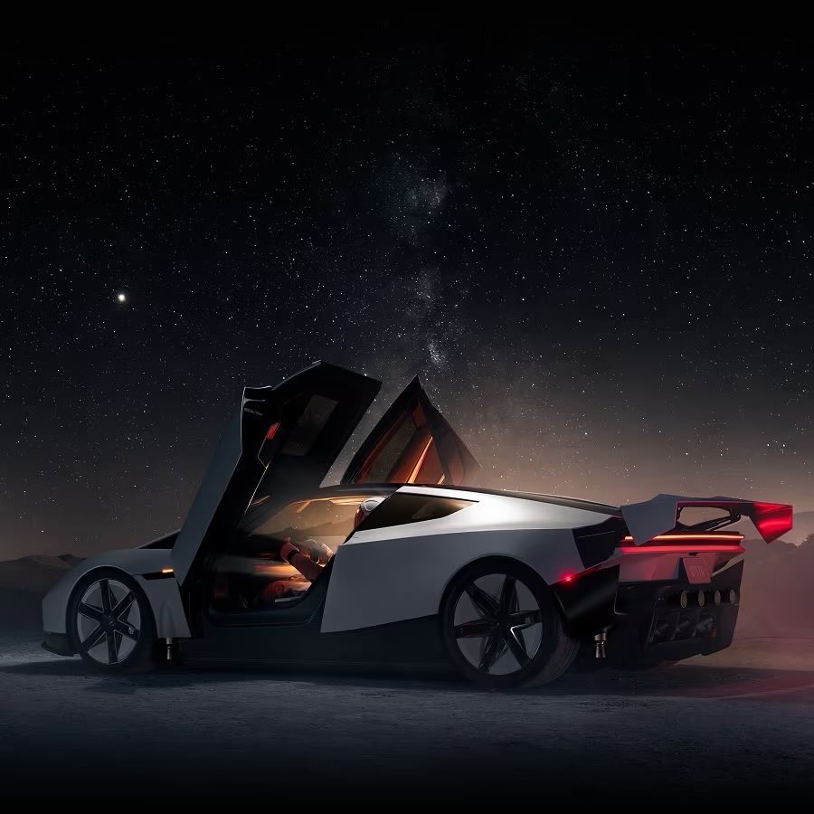 makainot's tweet photo. イーロンマスク頭おかしいだろw
新型Tesla Roadster、もはやフェラーリだろうが比較対象にならないw

🏎️ Ferrari F80（フェラーリ史上最強の市販車）
・最高出力：1,200馬力
・0-100km/h：2.15秒
・最高速度：350km/h
・価格：約5億円クラス

🚀 Tesla Roadster（Rocket仕様）
・0-60mph：約0.59秒未満
・最高速度：370km/h超
・航続距離：480km超
・SpaceX共同開発のロケットスラスター搭載
・停止状態でも最大2Gのダウンフォース
・そして、空を飛ぶ。

加速性能は単純比較で約3.6倍の差。ただし計測速度は異なる。

もう車じゃない😂