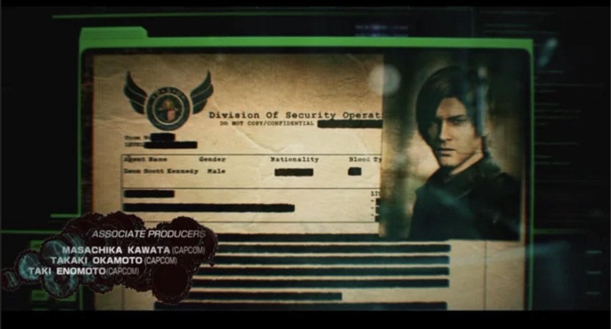 Equanhny's tweet photo. Need everyone to consider that Ada secretly checks Leon’s government records after every mission just to make sure he made it home alive https://t.co/rZEU6rGim6