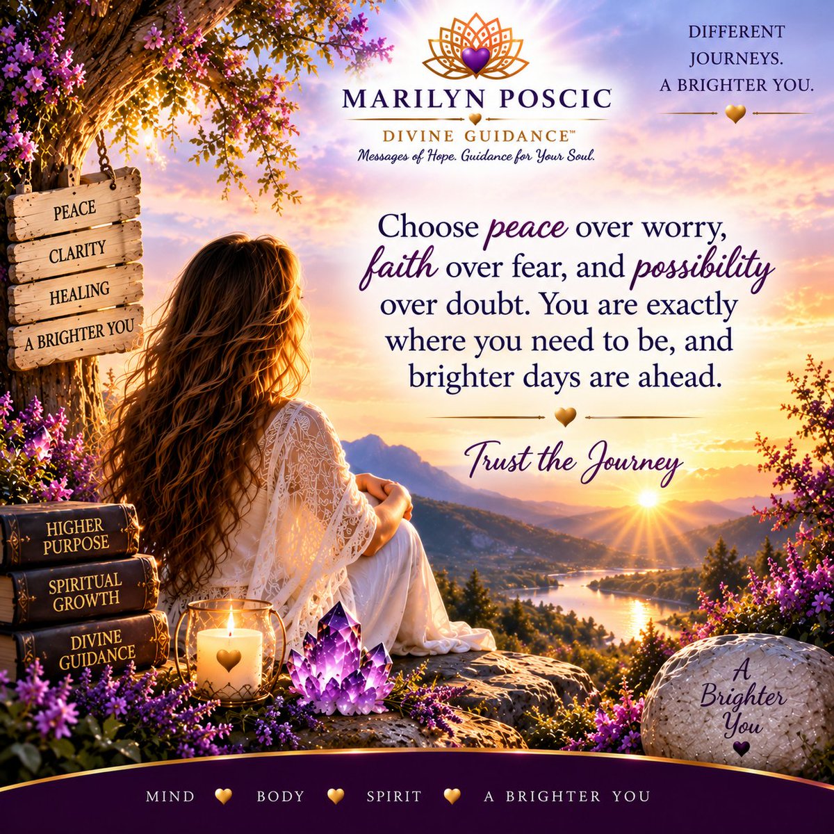 awakeningsnow's tweet photo. Messages of Hope. Guidance for Your Soul.
๐ https://t.co/wK7uSvcxtF
#MarilynPoscic #DivineGuidance #TrustTheJourney #ChoosePeace #FaithOverFear #HopeAndHealing #TrustYourIntuition #AngelGuidance #SpiritualGrowth #SpiritualAwakening https://t.co/DIORHWJfKT