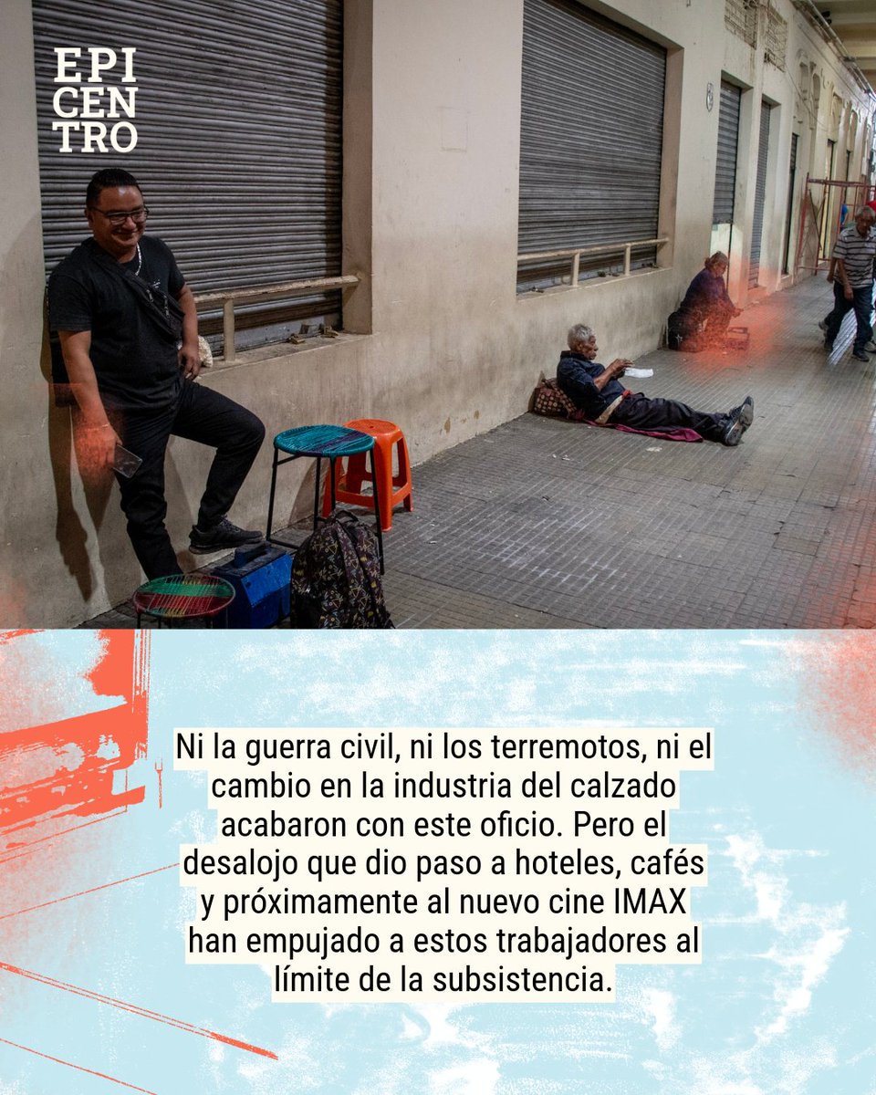 RevElementos's tweet photo. En ese momento, los lustrabotas no sabían que se encontraban en el epicentro de un gran cambio económico del centro histórico de San Salvador que no los incluía. https://t.co/UKK6se6TIn