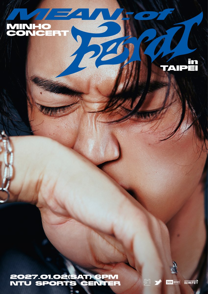 YJPARTNERS's tweet photo. 一起去跑步～請不要說不～
NONONO！！這次不要跑步！！！（平常也不想跑）
就讓珉豪自己在各位閃窩心中火熱地奔跑就可以了！
衝衝衝，一起衝到明年，
就讓MINHO CONCERT <MEAN : of feral> in TAIPEI成為你2027年的第一場演唱會吧！

MINHO CONCERT <MEAN : of feral> in TAIPEI
⏰ 演出時間｜2027年01月02日（六）18:00
📍 演出地點｜國立臺灣大學綜合體育館（台北市大安區羅斯福路四段1號）
🎫 活動票價｜VIP區 NT6,200/A區NT5,800 / B區 NT4,800/C區NT3,800 / 身心席NT$2,900
💎 Weverse會員優先購登記時間：2026/10/17 14:00 ~ 2026/10/23 22:59（TST）
💎 Weverse會員優先購登記連結：https://t.co/qZLAruxrfy
🎟️ Weverse會員優先：2026/11/05 11:00~18:59（TST）
🔑 遠傳電信、friDay影音會員獨享優先購｜2026/11/06 12:00~16:50（TST）
※ 詳細活動資訊將公佈於遠傳心生活、friDay影音APP，敬請期待。
🎟️ 一般販售｜2026/11/07 11:00（TST）
🛒 購票方式｜Ticket Plus遠大售票網站
♿ 身障購買｜Ticket Plus遠大售票網站
🔗 購票網址｜https://t.co/dORJb00poC 網頁建置中

🌟 SHOW Office 好康大放送！
📅 活動期間：即日起至 12/18 23:59 前
✨ 加入 SHOW Office 會員並至「會員好康活動」頁面登記抽選， 就有機會獲得 獨家好康獎勵！ 詳情請洽 SHOW Office 官方網站。
🌟 會員活動：
✅ 之前已填寫表單加入 SHOW Office 會員的朋友們，可直接使用表單填寫的 MAIL 登入會員並參與活動。
✅ 密碼預設為您填寫的電話後 8 碼，若無法登入，請使用 「忘記密碼」 進行重設。

🌟 教學連結
📌 會員好康專區使用教學：https://t.co/yYCl6vjj2N
📌 登入帳號教學：https://t.co/AJZjZqrfmy
🔹 主辦單位：SHOW Office Entertainment Co., Ltd.
🔹 協力單位：遠傳電信
📢 主辦單位保留活動異動之權利

MINHO CONCERT <MEAN : of feral> in TAIPEI
⏰ Show Time｜Jan 02, 2027 18:00
📍 Venue｜NTU SPORTS CENTER
🎫 Ticket Price｜Zone VIP : NT$6,200 / Zone A : NT$5,800 / Zone B : NT$4,800 / Zone C : NT$3,800 / Accessible seat : NT$2,900
💎 Verification Period for Weverse Membership：2026/10/17 14:00 ~ 2026/10/23 22:59（TST）
💎 Weverse Membership Presale Registration Link：https://t.co/qZLAruxrfy
🎟️ Weverse Membership Pre-Sale：2026/11/05 11:00~18:59（TST）
🔑 FET Member Presale｜2026/11/06 12:00~16:50（TST）
🎟️ Ticket Open｜2026/11/07 11:00（TST）
🔗 Ticketing Website｜https://t.co/dORJb00poC

🌟 SHOW Office Special Giveaway!
📅 Event Period : From now until 12/18 23:59
✨ Join SHOW Office Membership and register on the “Member Giveaway Event” page for a chance to win exclusive rewards!
For more details, please visit the official SHOW Office website.
🌟 SHOW Office Member Giveaway Event :
✅ If you have previously filled out the form to join the SHOW Office membership, you can log in using the email address you provided in the form and participate in the event.
✅ Your default password is the last eight digits of the phone number you submitted in the form. If you are unable to log in, please use the "Forgot Password" option to reset it.

🌟 Tutorial Links
📌 How to Use Membership Benefits：https://t.co/yYCl6vjj2N
📌 How to Log In to Your Account：https://t.co/AJZjZqrfmy
🔹 Organizer：SHOW Office Entertainment Co., Ltd.
🔹 Partner Organization：FarEasTone
📢 The organizer reserves the right to modify event details.

#MINHO #민호
#SHINee #샤이니
#2027MINHOCONCERT #MEANOFFERAL
#YJPARTNERS #SHOWOFFICE