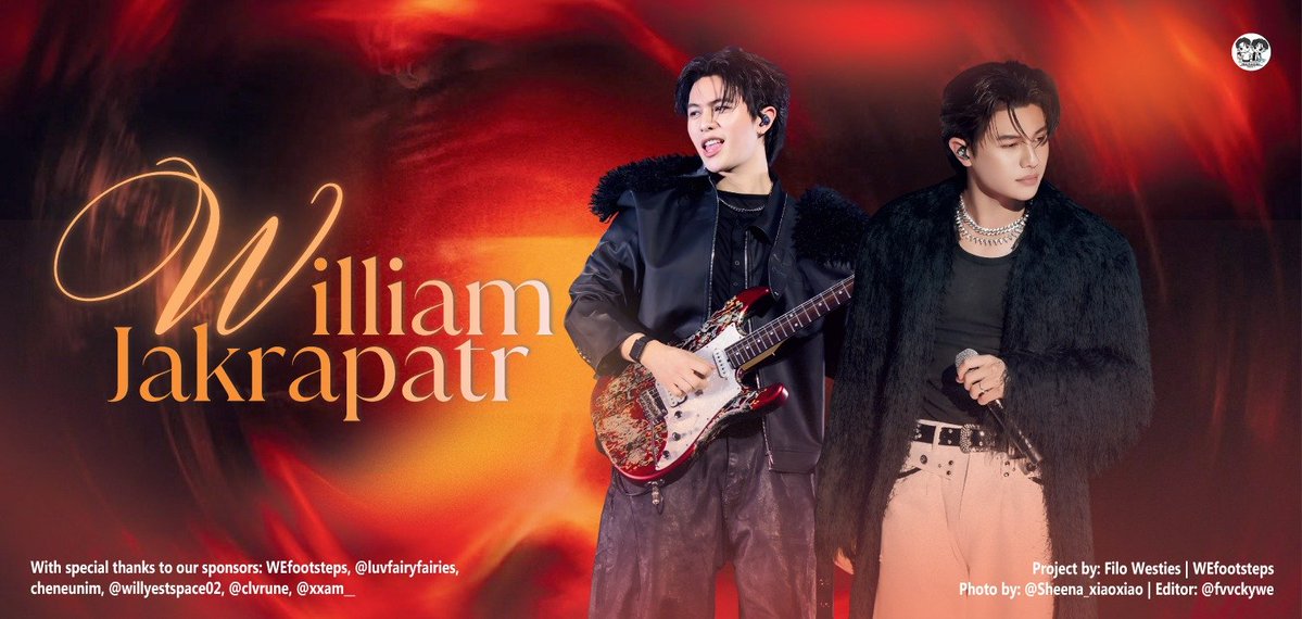 FiloWesties's tweet photo. We are so incredibly happy to share our fan project dedicated to William for LYKN REFLEXION CONCERT! ♥

From October 23–25, our project banner will be shining bright right in front of Aktiv Square Parking C and D. If you have some time before the gates open, please drop by, check it out, and take a photo with it! 🫶✨

Your support keeps us going, so please don't forget to mention/tag us in your posts. It really means a lot. Let’s fill the venue with love for William. Thank you..🙏

Project by : Filo Westies
Managed by : WEfootsteps 
Editor : @Peaceluv_Studio | @fvvckywe
Photo by : @Sheena_xiaoxiao 

With special thanks to our sponsors : 
@WEfootsteps , @luvfairyfairies , @cheneunim , @willyestspace02 , @clvrune , @xxam__

#williamjkp
