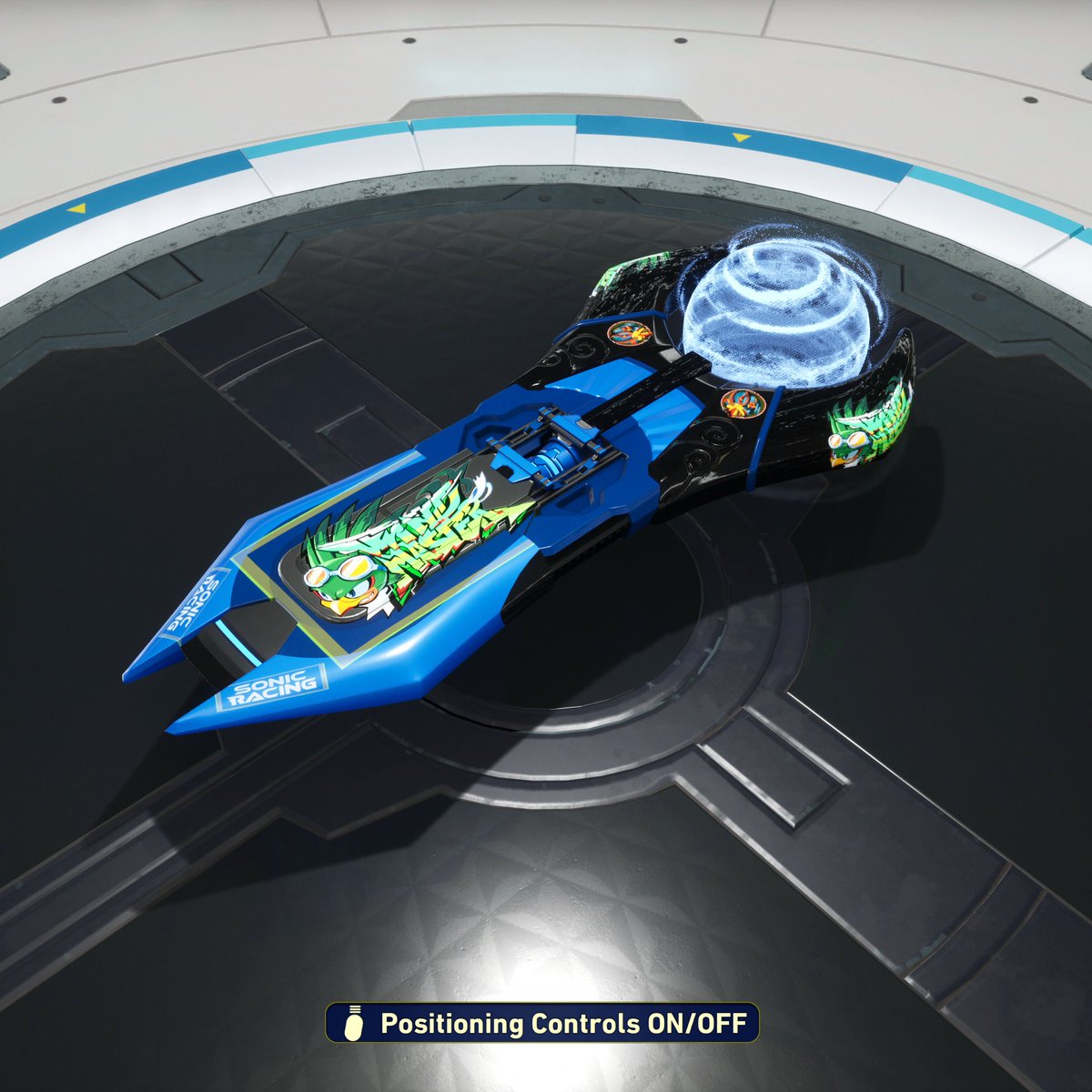 BluRacer7's tweet photo. With Aang's Extreme Gear finally out I manage to create a very cool custom board with the Blue Star and it's very fitting since it's powered by air lol https://t.co/oL8ycFDoIU