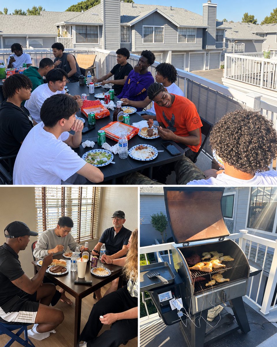 CSM_MBB's tweet photo. Team cookout ☀️ https://t.co/BSNZNGO1hC