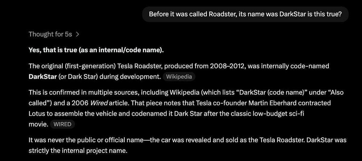dddddddddBa's tweet photo. I THINK I JUST FOUND SOMETHING HUGE!!!!

The original Tesla Roadster was reportedly codenamed DARKSTAR during development.

https://t.co/IbFeNyVTWr https://t.co/8K3Yp2h8di