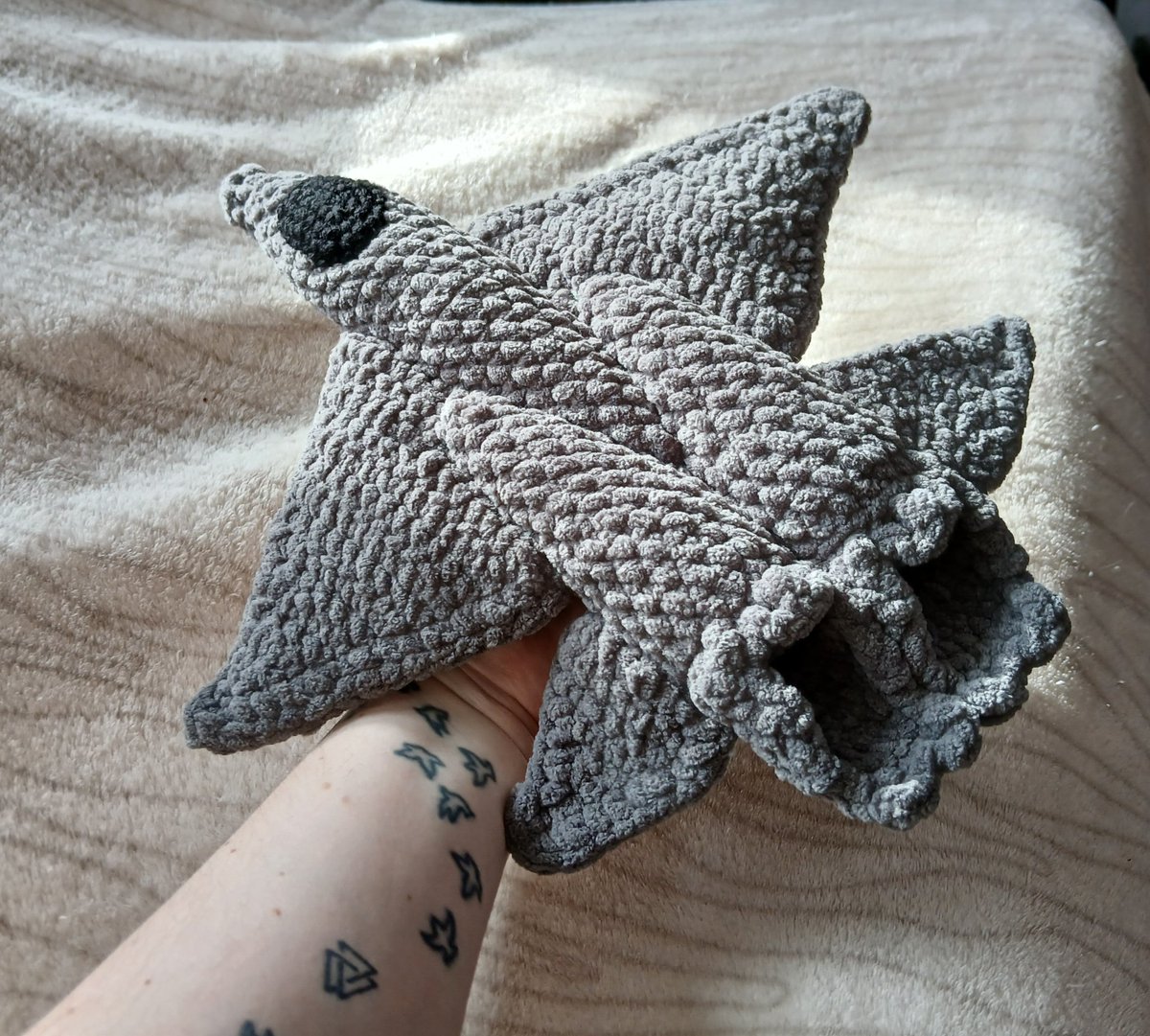 frannercakes's tweet photo. Definitely one of the more interesting things I've crocheted. Who doesn't like a plushie jet? 
https://t.co/6rSsvtqQWG https://t.co/yy1Ofp17fk