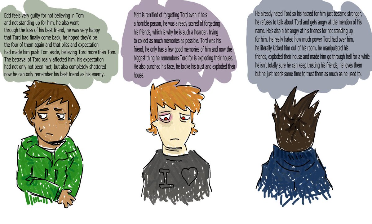 camilaunicornum's tweet photo. How I kinda think THE END affected these idiots. this is kinda old and the drawings are half-assed https://t.co/6VYmic4FJ2