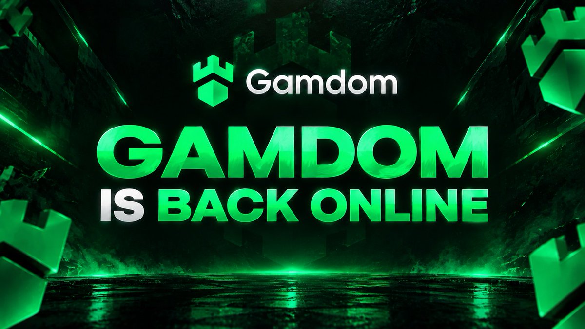 GamdomCommunity's tweet photo. GAMDOM IS BACK ONLINE 🍀

Drop your gamdom username for some TIP

Random Retweet get $50 https://t.co/dvONe0i0VE