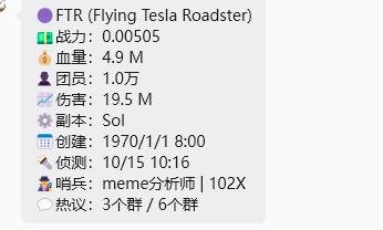 eth200000's tweet photo. 新的FTR我还看了一眼没买，100X，焦虑死我了。。。。。。 https://t.co/oI9e005mhD