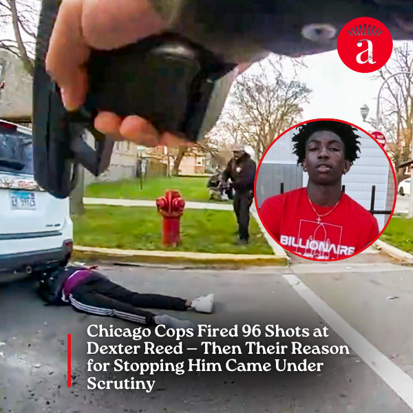 ATLBlackStar's tweet photo. Chicago cops fired 96 shots in 41 seconds during the stop that killed Dexter Reed.

Police said he fired first, wounding an officer — but their explanation for stopping him shifted from a seatbelt violation to tinted windows.

https://t.co/wdNORxHwkr https://t.co/bkYATryZtu