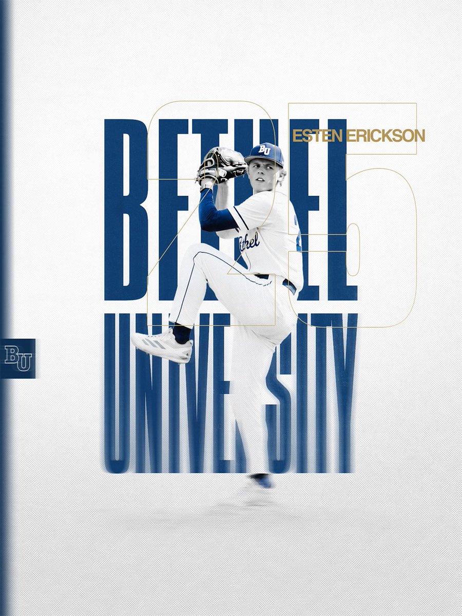 estenerickson13's tweet photo. Extremely honored to announce my commitment to Bethel University! Thank you to Coach Raabe and Coach Richards for this amazing opportunity. Another BIG thank you to @MASH__BASEBALL and their coaches for pouring into me and helping me get to this point. 
Go Royals! https://t.co/zi4CWY0FMa